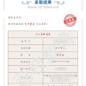 2021届 张紫菡 中国民航大学